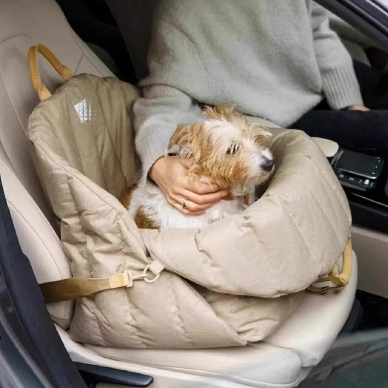 Travel Accessories Dog - 犬猫用キャリーバッグ、ポータブル犬用カーシート、ハンドヘルド子犬用バッグ、ペット用カーシートパッド、旅行の必需品