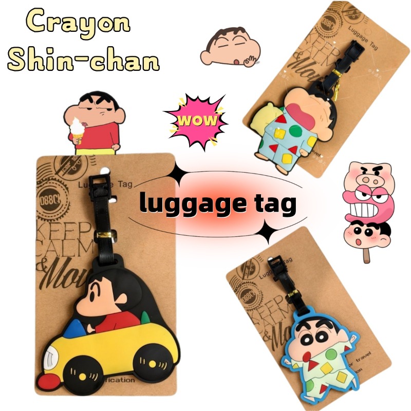 Travel Accessories In Japan - クレヨンしんちゃん漫画アニメキャラクターファッション荷物タグかわいいバッグ旅行携帯用吊り下げアクセサリー装飾ギフト