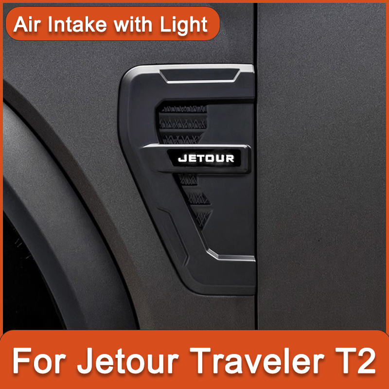 Travel Accessories Online Store - ジェットゥアー・トラベラーT2フロントフェンダー装飾アクセサリーLEDサイドライト付きエアインテーク