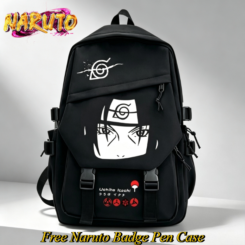 Travel Accessories In Japan - ナルト漫画バックパック二次元学生スクールバッグポータブル収納コンピュータートラベルバッグアニメ周辺機器卸売
