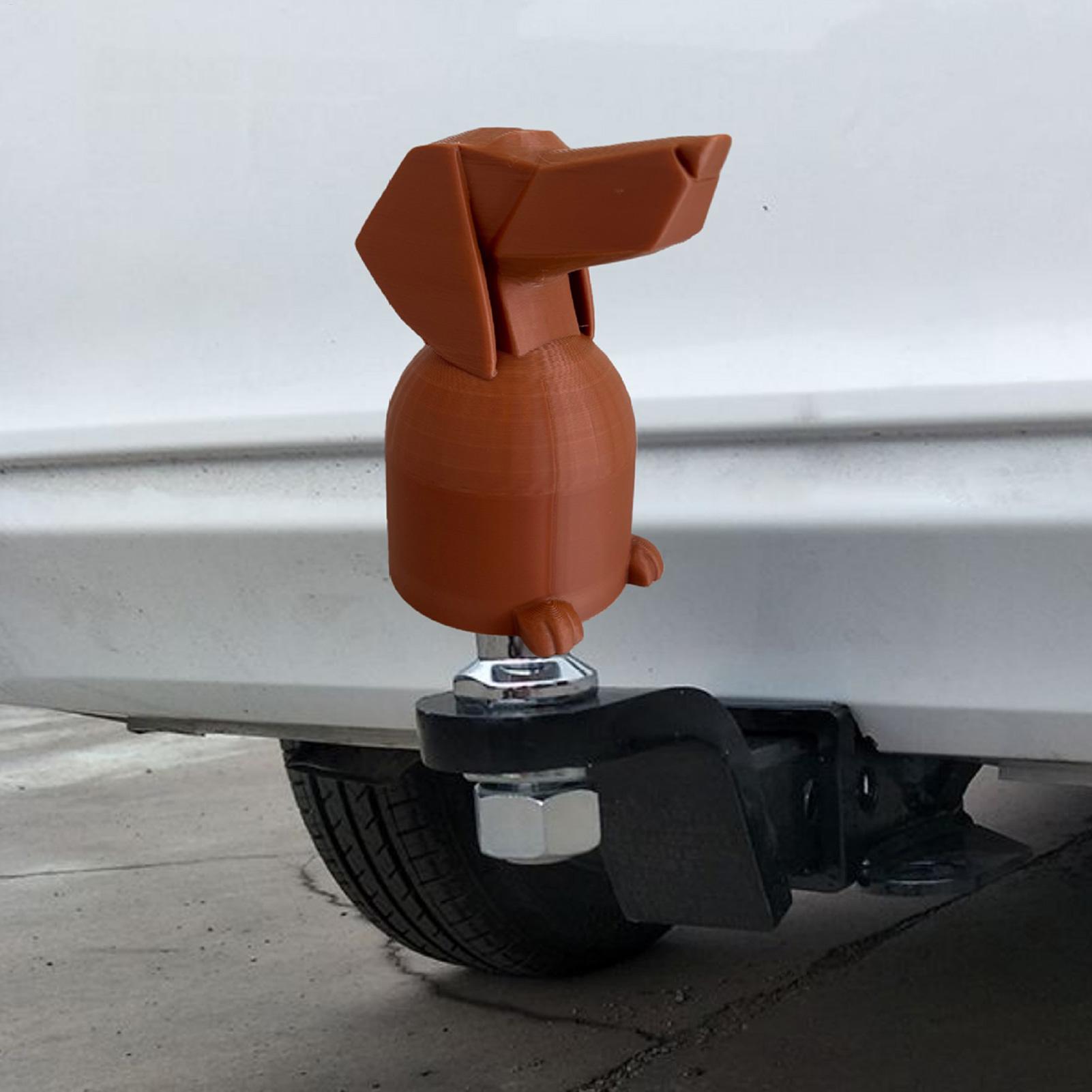 トレーラーヒッチカバー ダックスフント牽引フック装飾キャップ - Travel Accessories Dog のレビューと価格