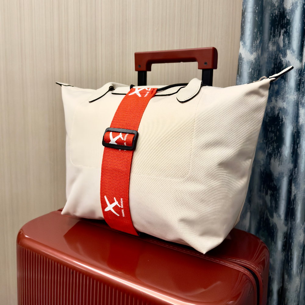 航空機用プリントナイロン製荷物固定ストラップ（1パック入り） - Travel Accessories For Plane のレビューと価格
