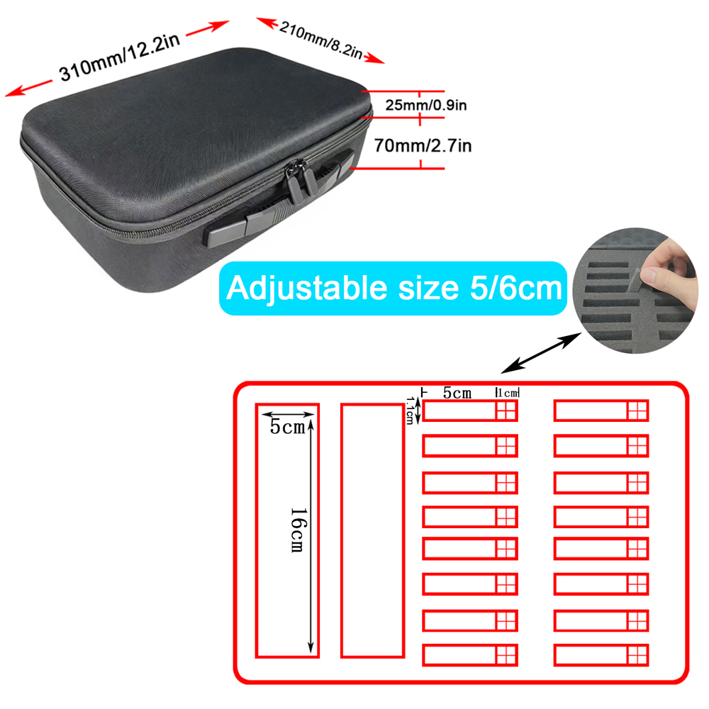 ヘアクリッパー用ハードケース、伸縮性ストラップ付き、ヘアカッ - Travel Router Accessories のレビューと価格