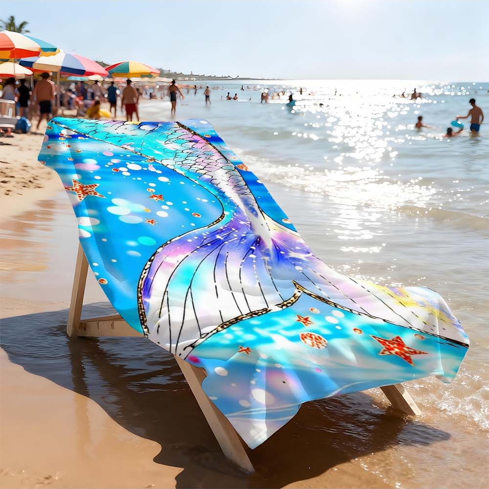 ビーチタオル - 特大サイズ、速乾性、砂よけ、軽量、柔らかく - Travel Towel Quick Dry のレビューと価格
