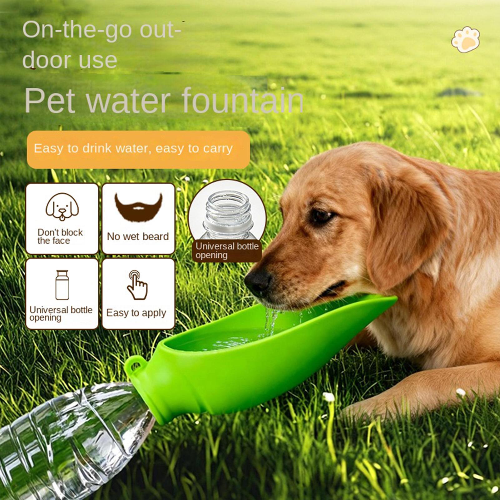 犬用携帯水飲みボウル シリコン製折りたたみ式 犬の散歩用アク - Travel Accessories Dog のレビューと価格