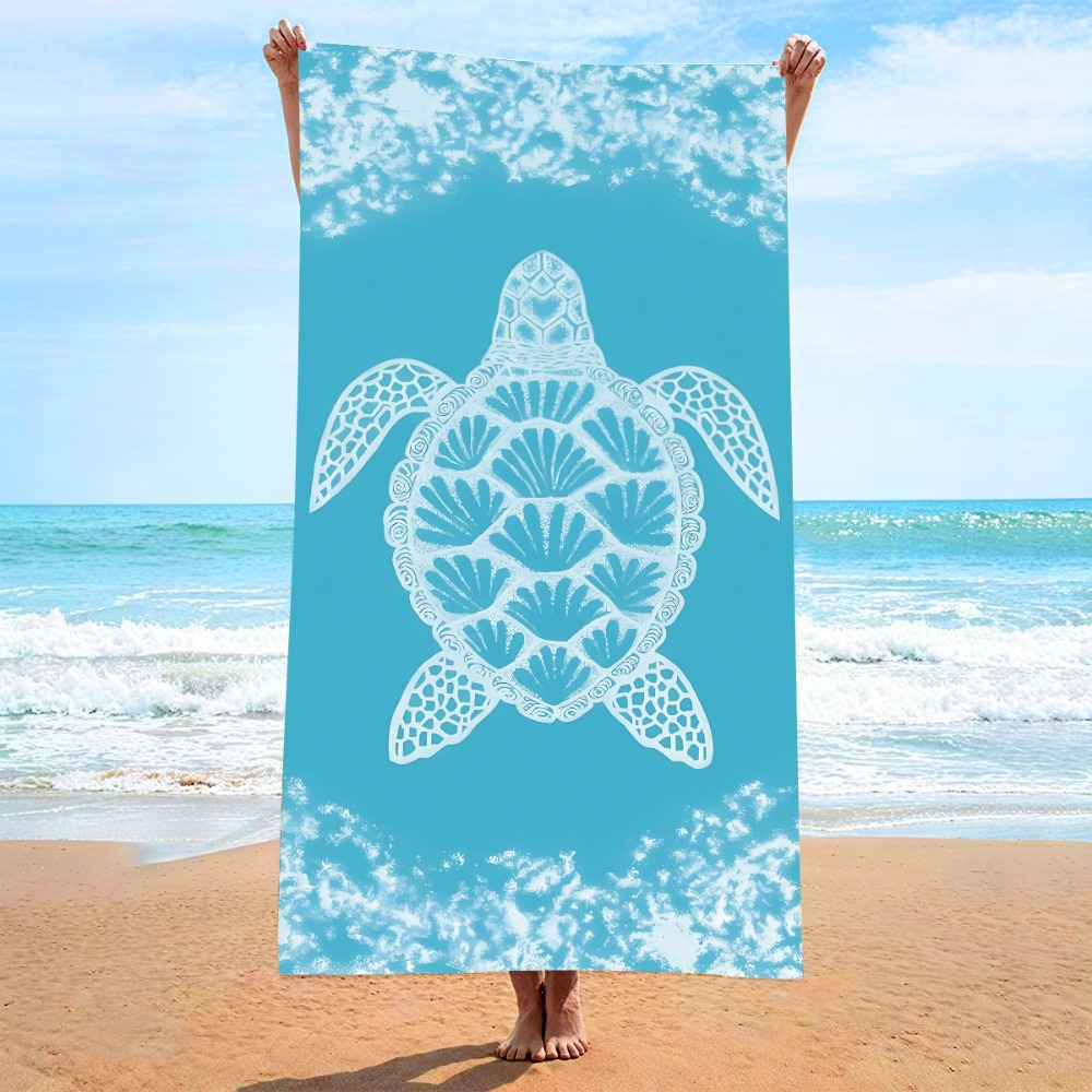 27.5x55インチ ブルーオーシャン クラゲ バスタオル  - Travel Towel Quick Dry のレビューと価格