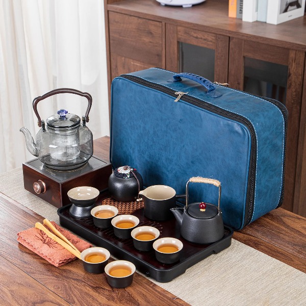 新しいポータブル旅行用茶器セット、屋外車載用電気ケトル＆ G - Portable Travel Kettle のレビューと価格
