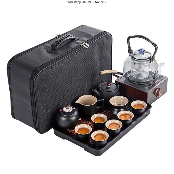 新しいポータブル旅行用茶器セット、屋外車載用電気ケトル＆ G - Portable Travel Kettle のレビューと価格