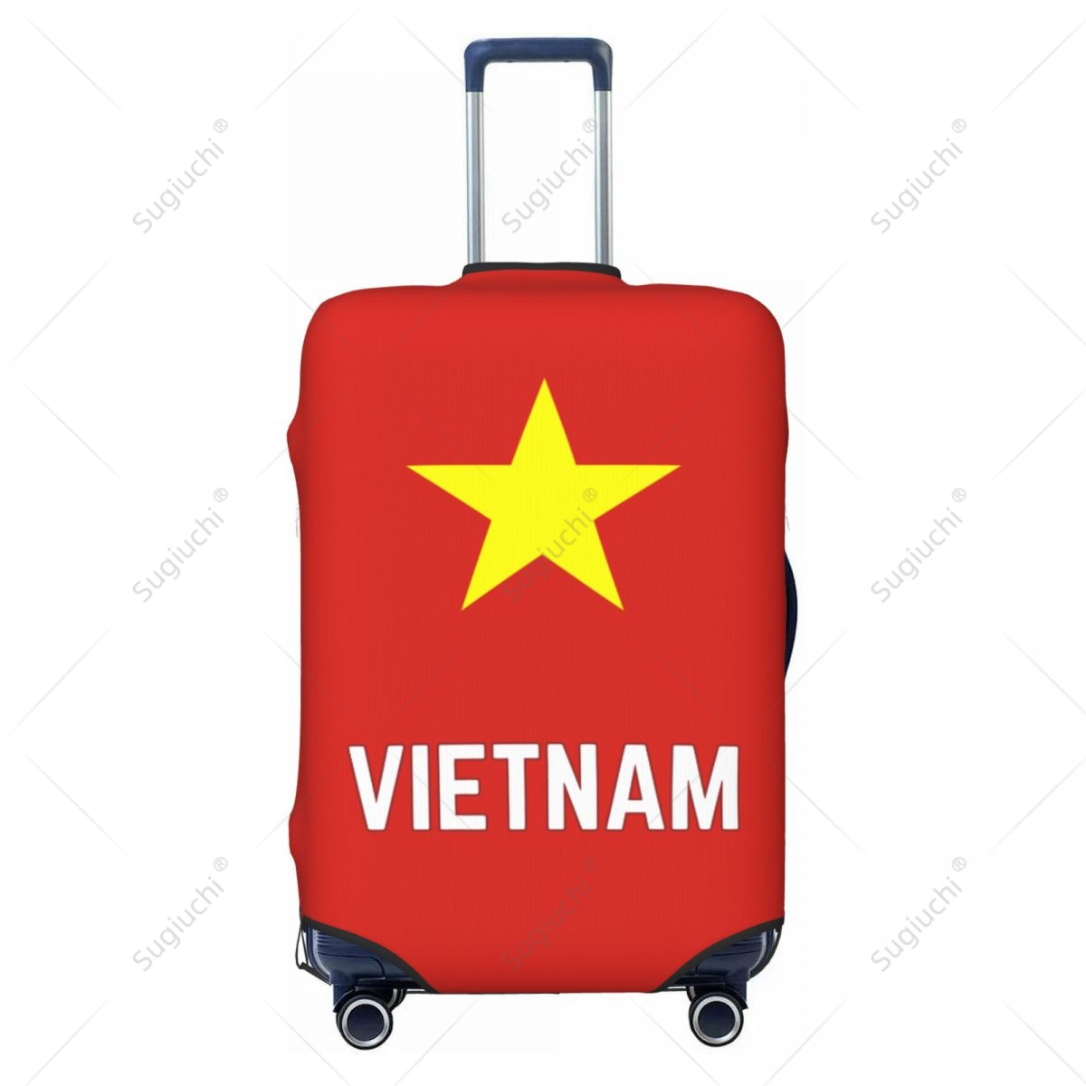 ベトナム国旗荷物カバースーツケース弾性ダストケース旅行アクセ - Travel Accessories Vietnam のレビューと価格