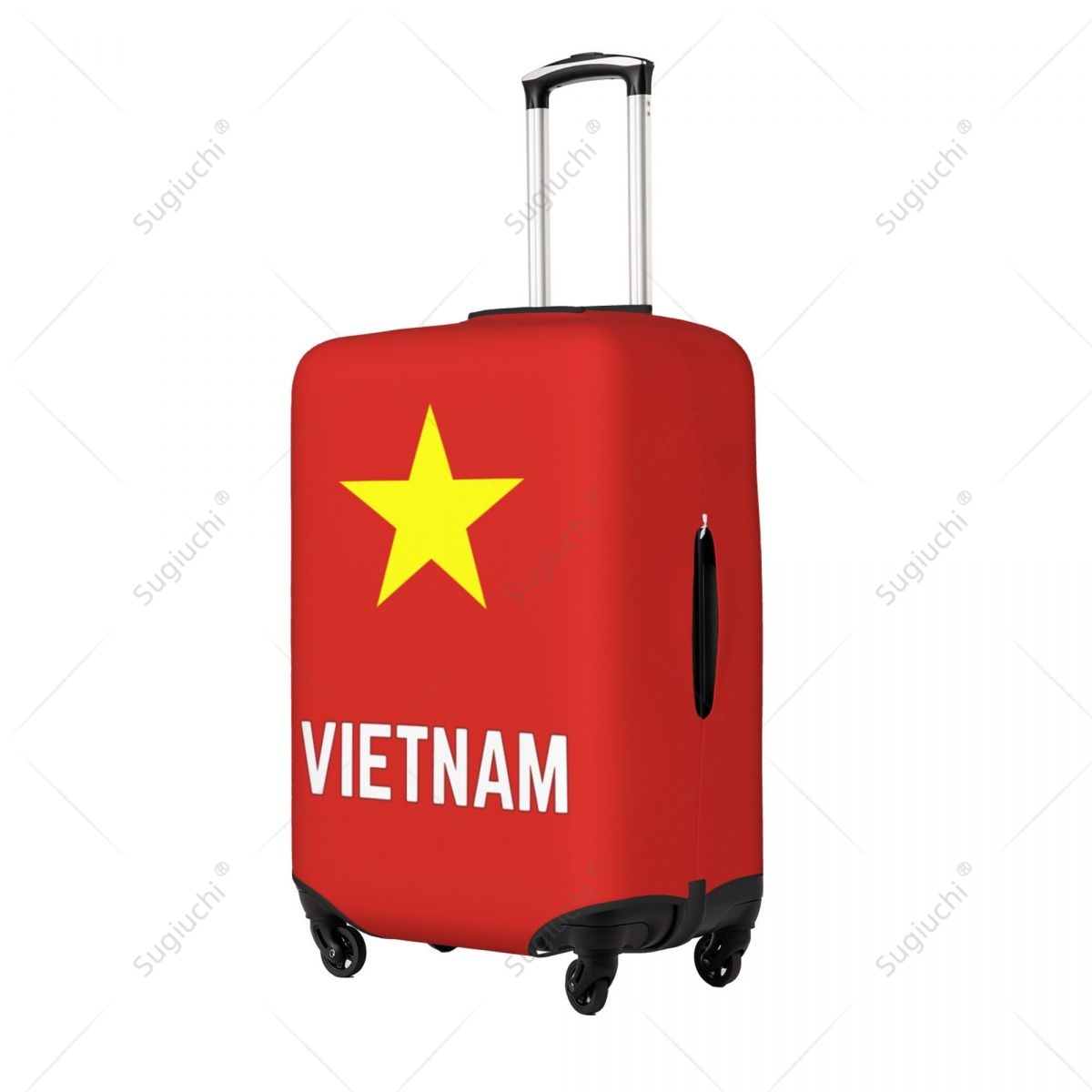 ベトナム国旗荷物カバースーツケース弾性ダストケース旅行アクセ - Travel Accessories Vietnam のレビューと価格