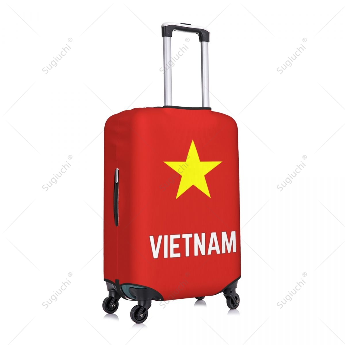 ベトナム国旗荷物カバースーツケース弾性ダストケース旅行アクセ - Travel Accessories Vietnam のレビューと価格
