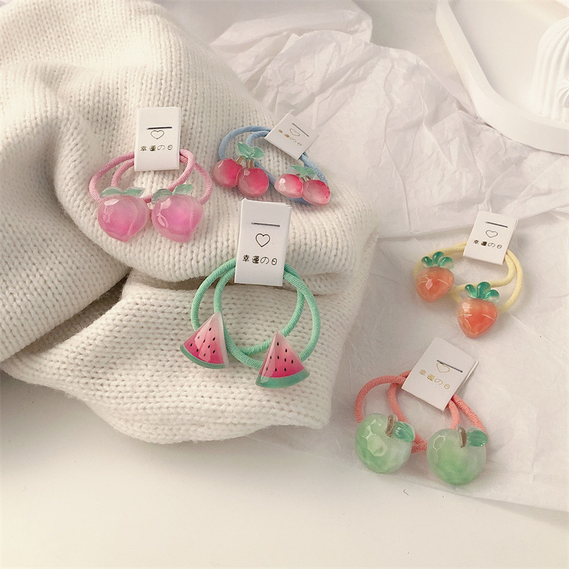キッズキャロットヘアタイ 5ペア 滑り止め弾性ヘアバンド 女 - Travel Accessories Kids のレビューと価格