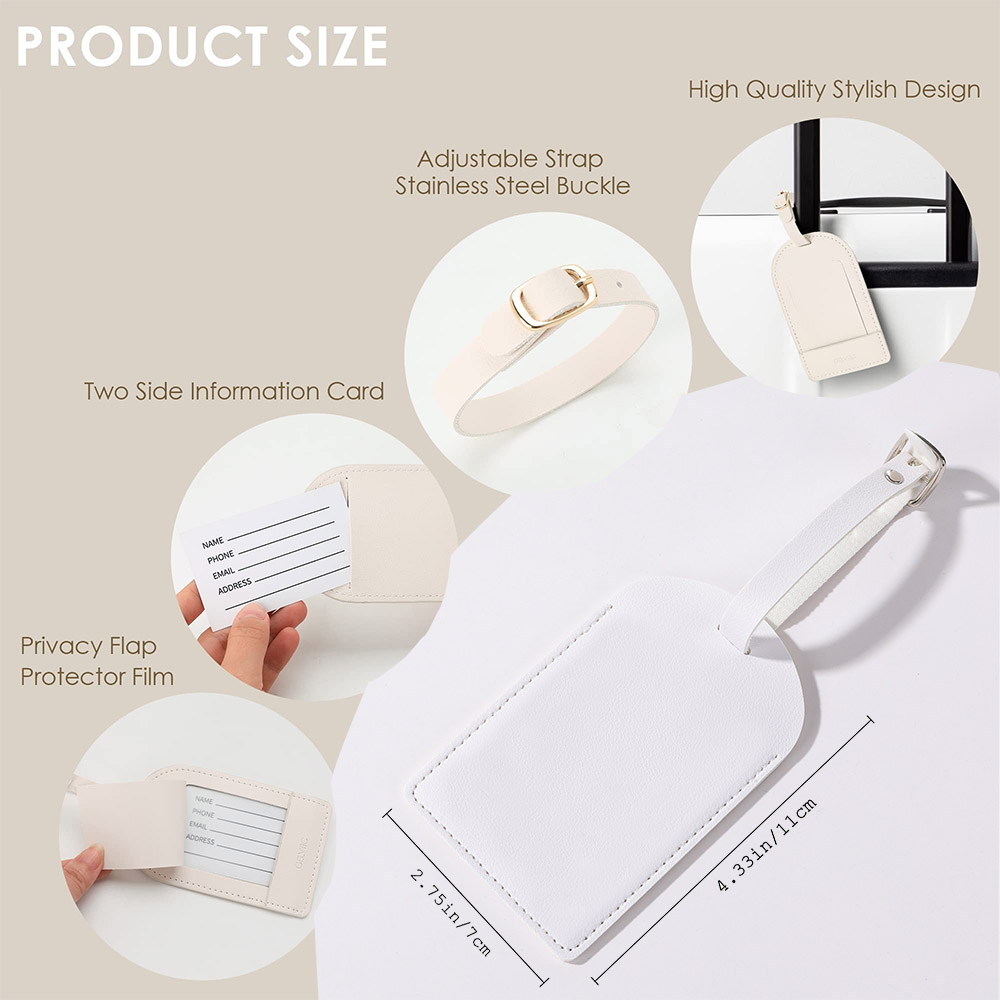 パーソナライズされた合成皮革の荷物,名前と荷物のラベル,誕生 - Travel Accessories Personalised のレビューと価格