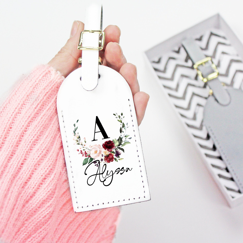 パーソナライズされた合成皮革の荷物,名前と荷物のラベル,誕生 - Travel Accessories Personalised のレビューと価格