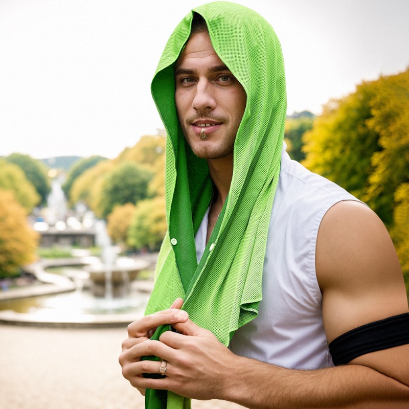 速乾性冷却フーディータオル UPF 50+ 日焼け防止 アウ - Travel Towel Quick Dry のレビューと価格