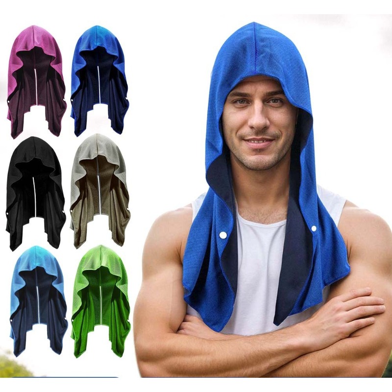 速乾性冷却フーディータオル UPF 50+ 日焼け防止 アウ - Travel Towel Quick Dry のレビューと価格