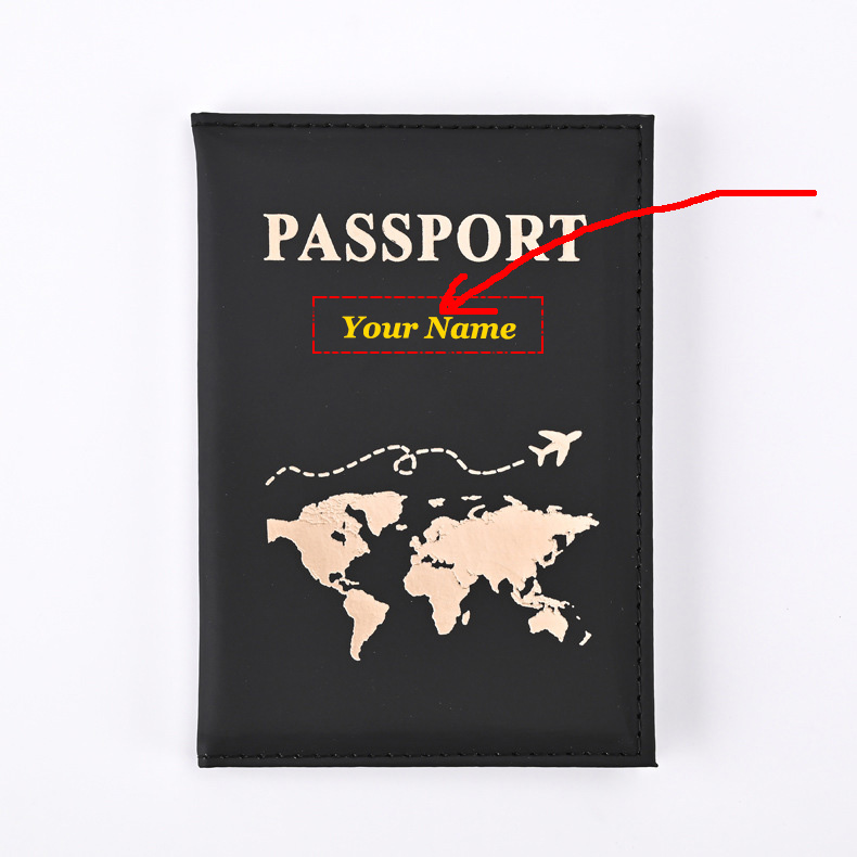 男性と女性のためのパーソナライズされた飛行機のパスポートカバ - Travel Accessories For Plane のレビューと価格