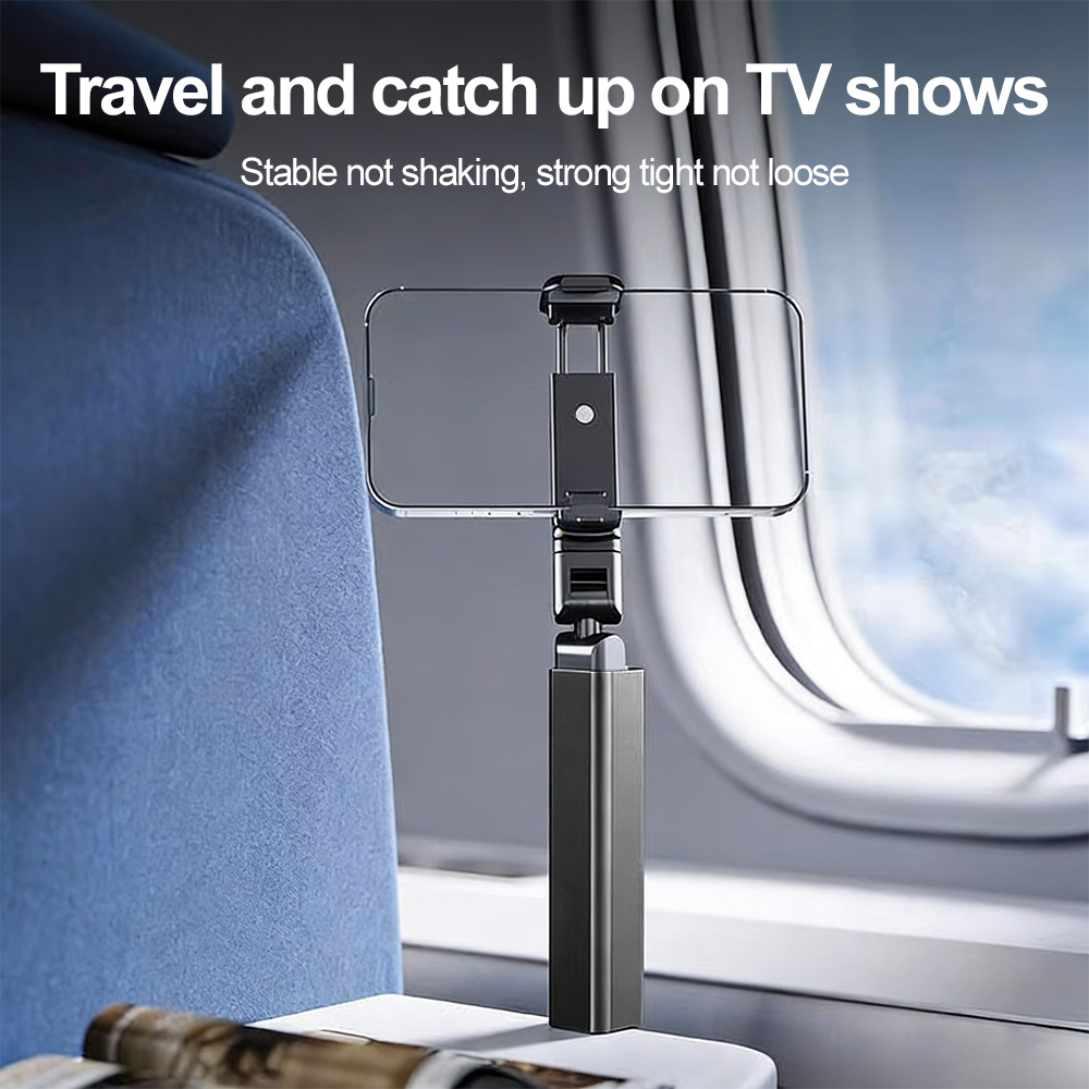 ポータブルトラベルフォンスタンド 720 °   回転式折り - Phone Holder Airplane のレビューと価格