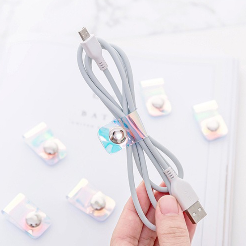 5個入り INSレーザーPVCスターパデータケーブルオーガナ - Cable Organizer Travel のレビューと価格