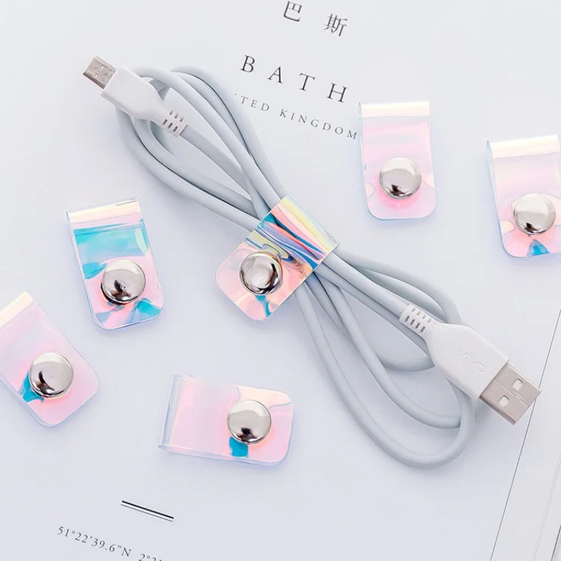 5個入り INSレーザーPVCスターパデータケーブルオーガナ - Cable Organizer Travel のレビューと価格