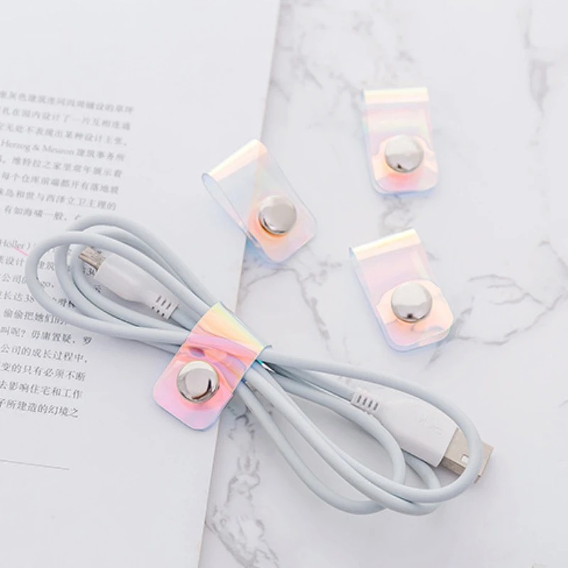 5個入り INSレーザーPVCスターパデータケーブルオーガナ - Cable Organizer Travel のレビューと価格