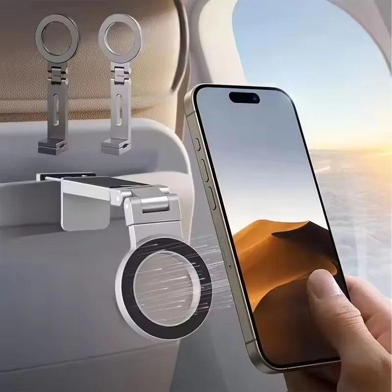 ユニバーサル磁気式スマホホルダー 旅行必需品 フレキシブル回 - Phone Holder Airplane のレビューと価格