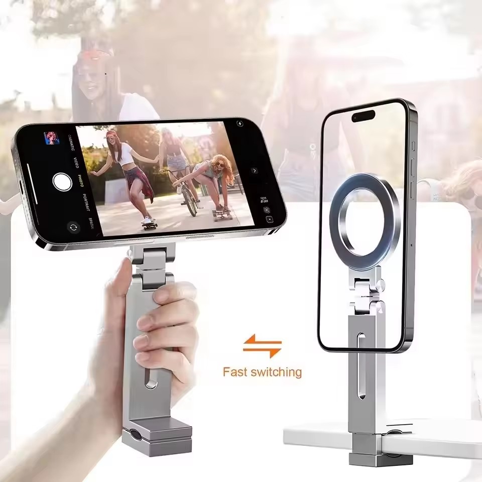 ユニバーサル磁気式スマホホルダー 旅行必需品 フレキシブル回 - Phone Holder Airplane のレビューと価格