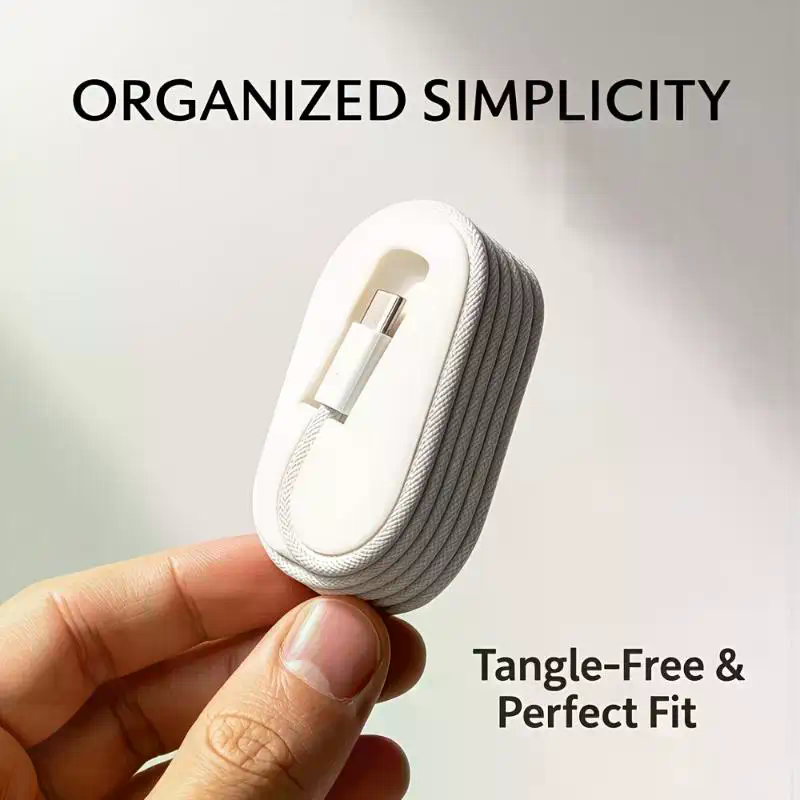 ポータブルケーブルワインダーオーガナイザー：デスクトップコー - Cable Organizer Travel のレビューと価格