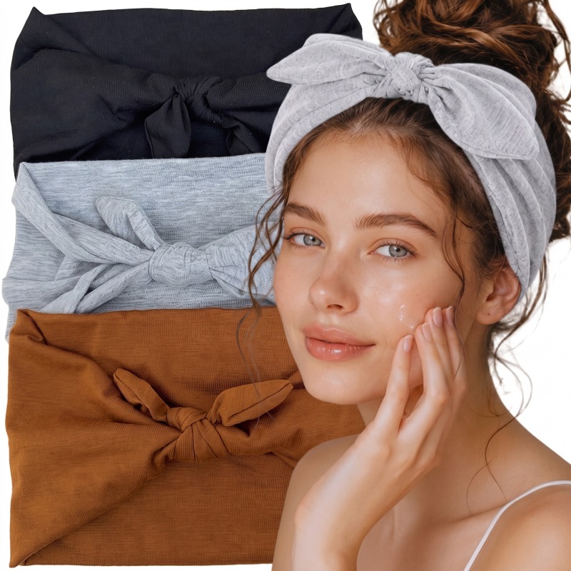 弓型ヘッドバンド 幅広弾性ヘアバンド レディース 洗顔 メイ - Travel Yoga Accessories のレビューと価格