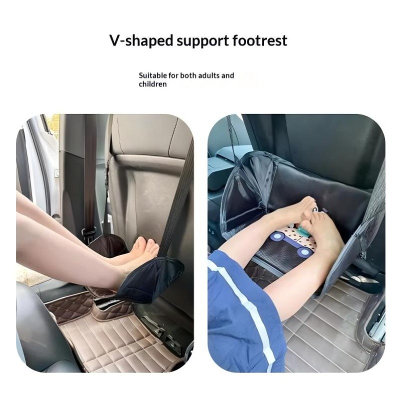 大人と子供向けの調整可能なポータブル車用フットスリングマット - Travel Accessories Kids のレビューと価格