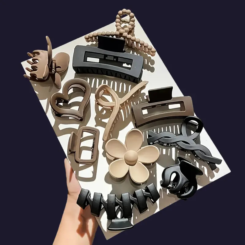 11 個の詰め合わせヘア爪クリップ多用途エレガント & かわ - Travel Accessories Designer のレビューと価格