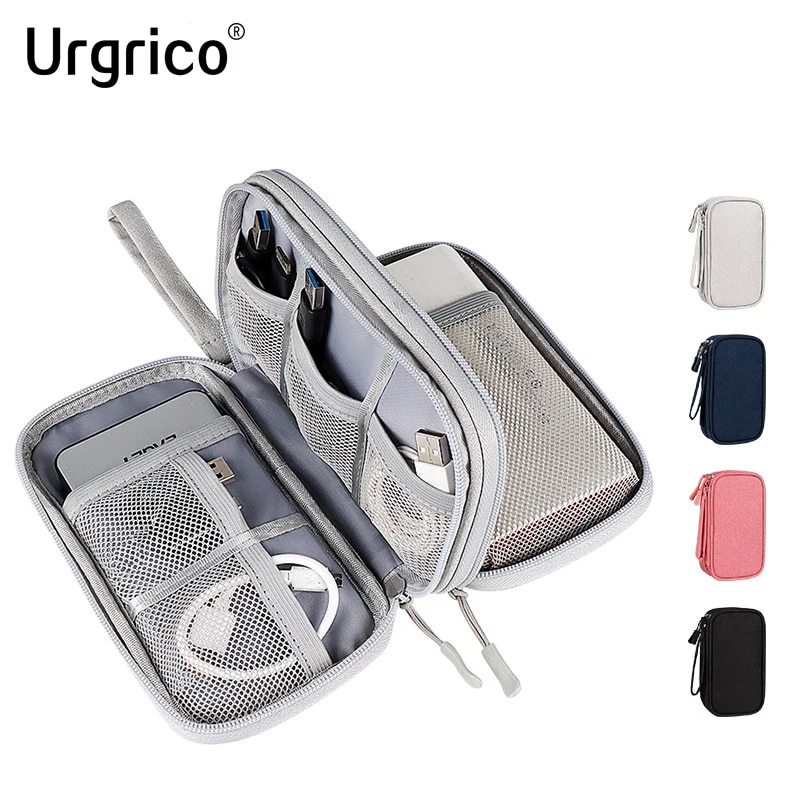 多機能メイクアップバッグケーブルイヤホンアクセサリー収納バッ - Cable Organizer Travel のレビューと価格
