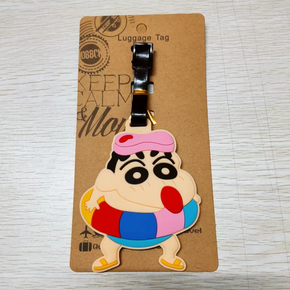 ホットクレヨンしんちゃん荷物タグ PVC スーツケースタグ旅 - Travel Accessories In Japan のレビューと価格