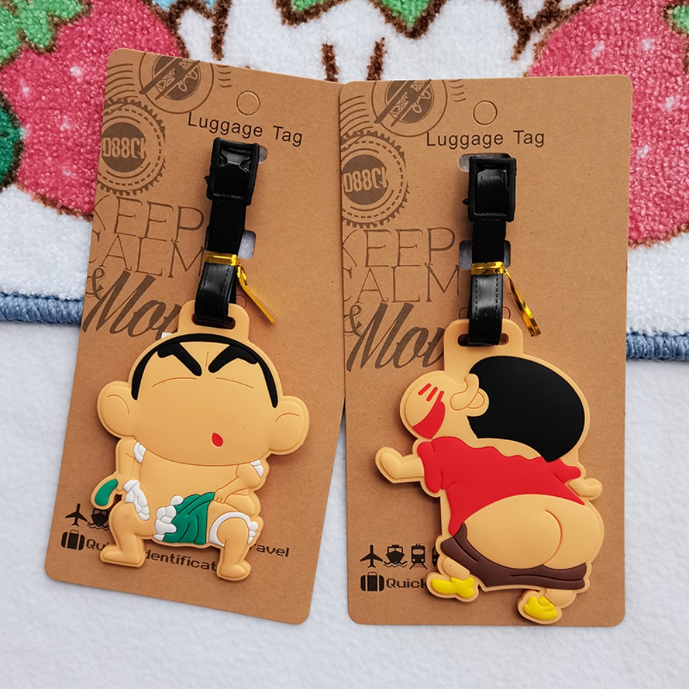 ホットクレヨンしんちゃん荷物タグ PVC スーツケースタグ旅 - Travel Accessories In Japan のレビューと価格