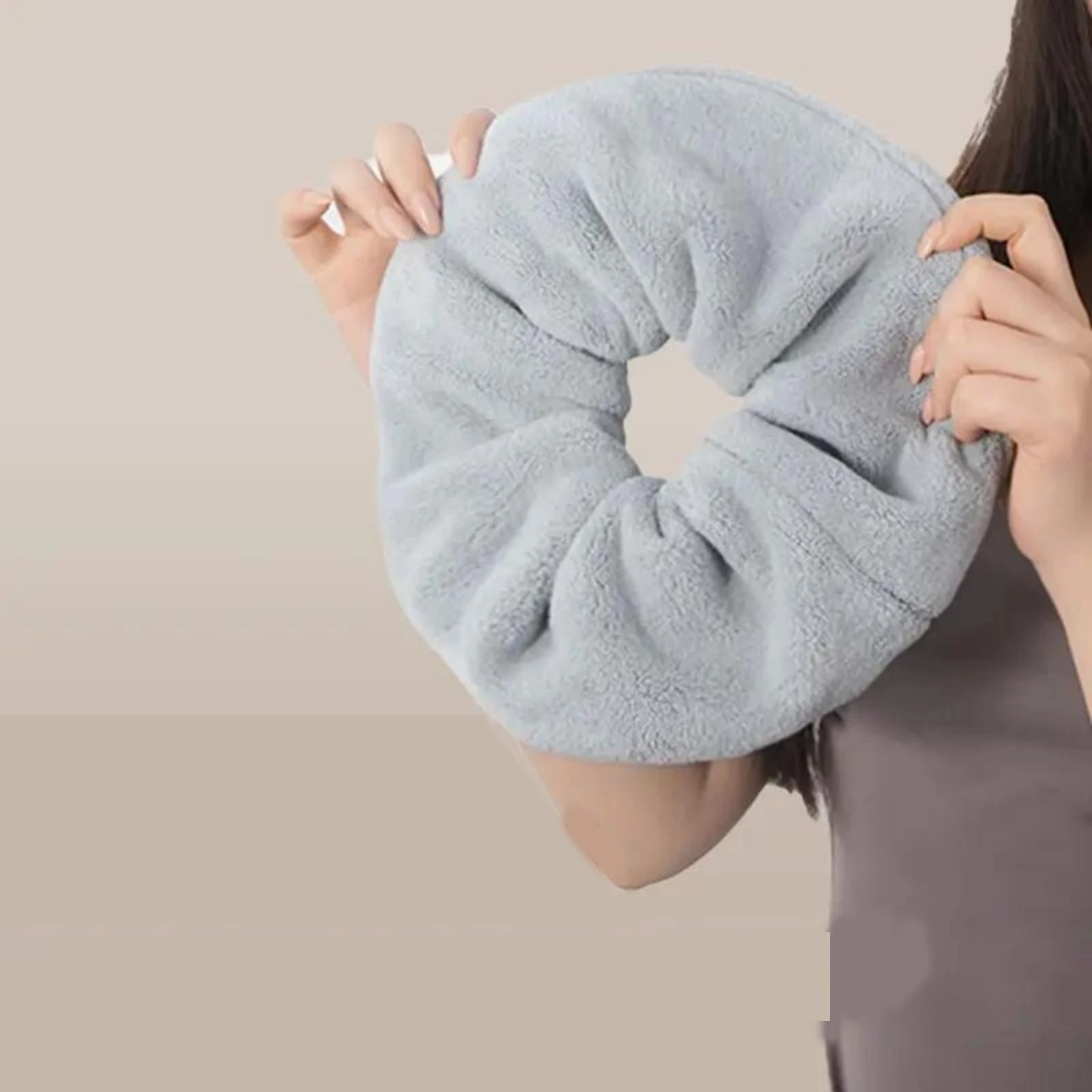 1PC 吸収性ヘアタオルシュシュ速乾性ヘアラップ女性用ソフト - Travel Towel Quick Dry のレビューと価格