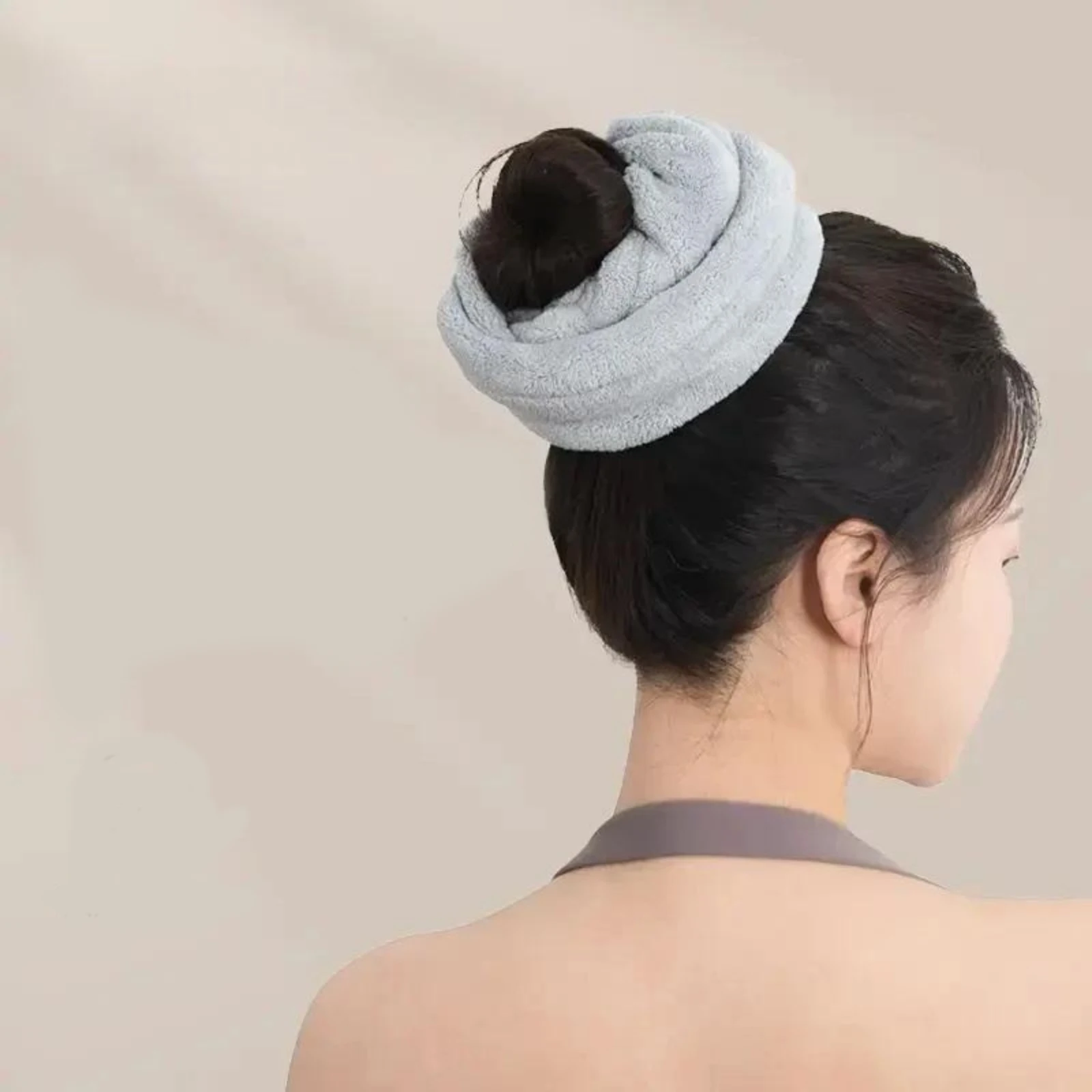 1PC 吸収性ヘアタオルシュシュ速乾性ヘアラップ女性用ソフト - Travel Towel Quick Dry のレビューと価格