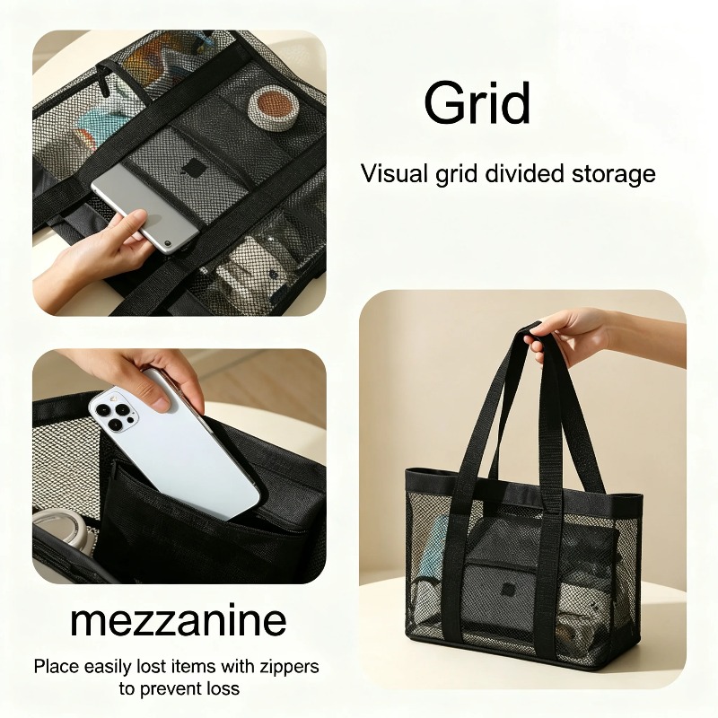 ビーチトートバッグ包装メイクアップオーガナイザー水泳旅行アク - Travel Yoga Accessories のレビューと価格