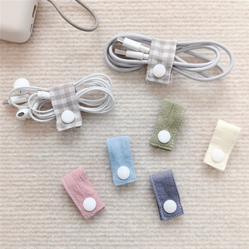 ファブリック製ケーブルオーガナイザー 再利用可能なタイ デー - Cable Organizer Travel のレビューと価格