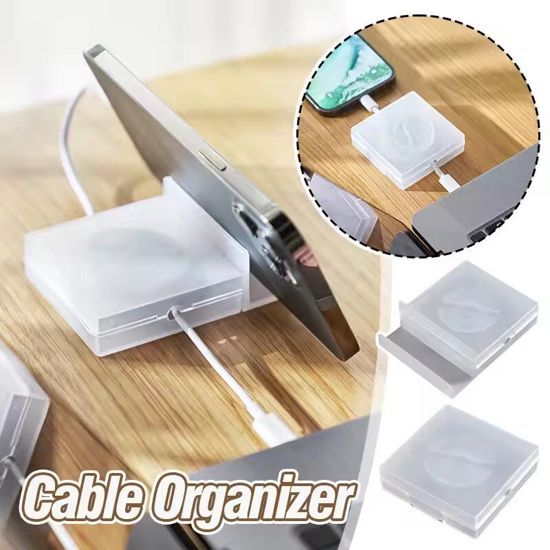 ポータブル透明ケーブルオーガナイザー コード管理 USBケー - Cable Organizer Travel のレビューと価格