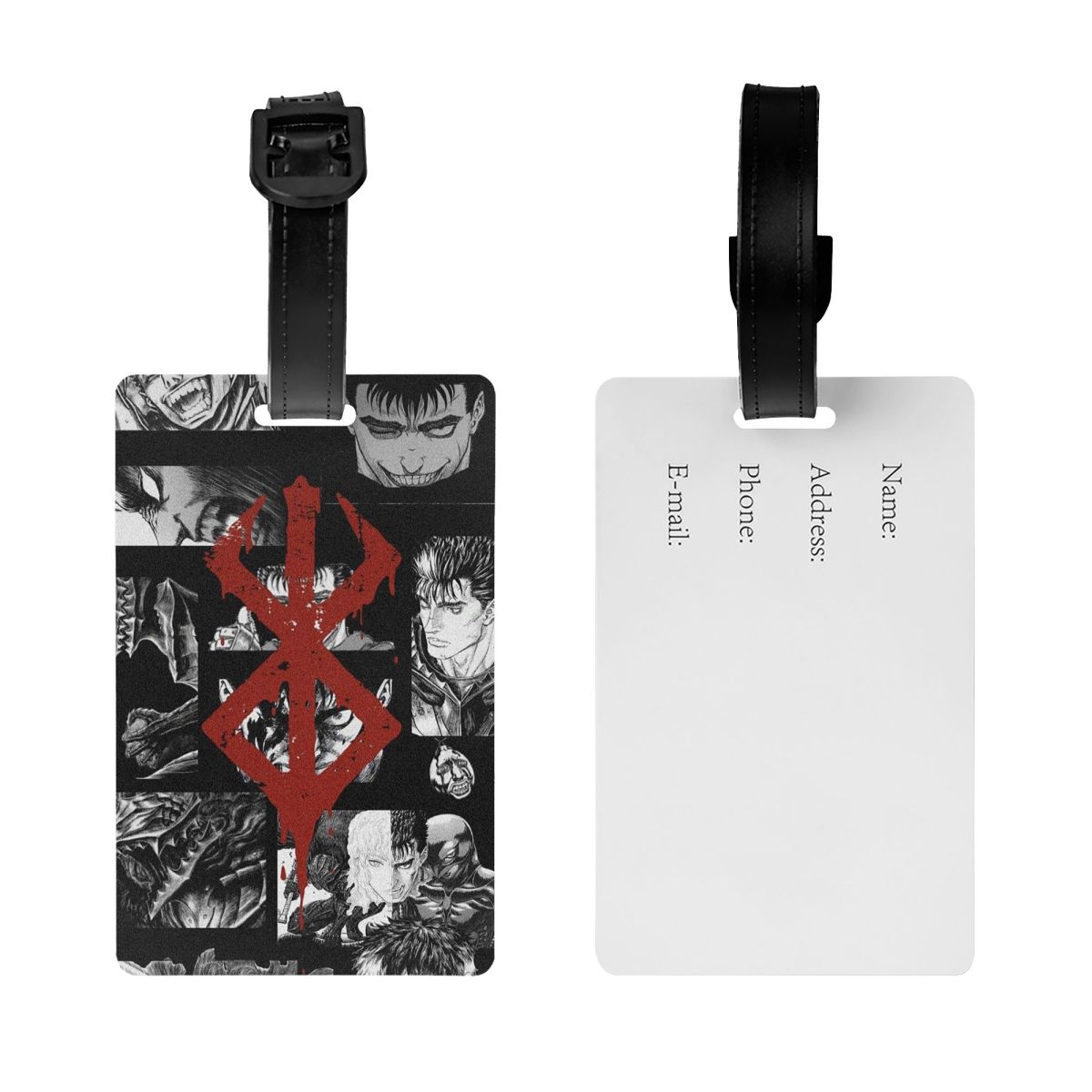 日本アニメベルセルク剣士マンガガッツ荷物タグスーツケースアク - Travel Accessories In Japan のレビューと価格