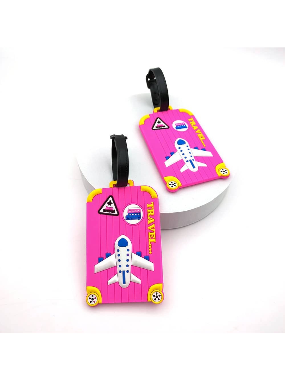 クリエイティブな航空機ラゲッジタグ,男性と女性用,旅行かばん - Travel Accessories For Plane のレビューと価格